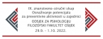IX. znanstveno-stručni skup Osnaživanje potencijala za preventivne aktivnosti u zajednici - Osijek 2022