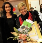 Andreja Bogdan kod Predsjednice RH - zahvala za pokroviteljstvo 24. GKHP
