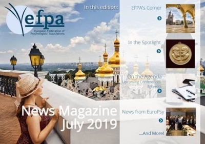 EFPA News Magazine - 2 izdanje u srpnju 2019