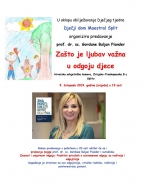 Zašto je ljubav važna u odgoju djece - predavanje Gordane Buljan Flander u  Splitu