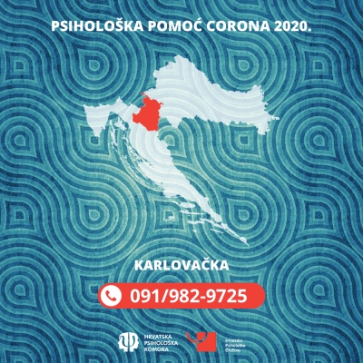 Telefon za psihološku pomoć u Karlovačkoj županiji