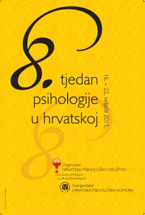 8. tjedan psihologije u Hrvatskoj - 16. - 22. veljače 2015.