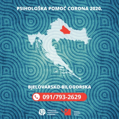 Telefon za psihološku pomoć u Bjelovarsko-bilogorskoj županiji