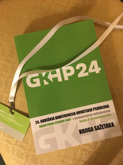 24. GKHP - završila s radom - najavljena 25. jubilarna godišnja konferencija hrvatskih psihologa u Zadru 2017.
