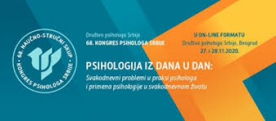 68. kongres psihologa Srbije - u online formatu