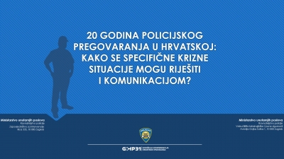 31GKHP - Sekcija za policijsku psihologiju: 20 godina policijskog pregovaranja u Hrvatskoj