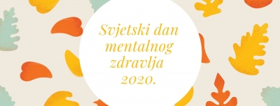 Svjetski dan mentalnog zdravlja 2020 - u Studentskom savjetovali&scaron;tu Sveučili&scaron;ta u Zadru