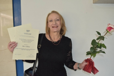 Dr Meri Tadinac - dobitnica godišnje nagrade Filozofskog fakulteta