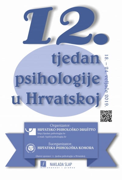 12. Tjedan psihologije u Hrvatskoj - uključite se!