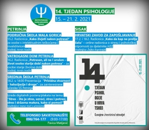 Društvo psihologa Sisačko-moslavačke županije  - u 14. Tjednu psihologije