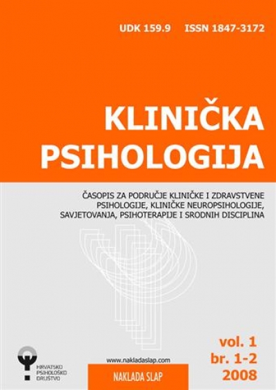 Klinička psihologije - časopis uvr&scaron;ten u APA bazu sažetaka PsysINFO