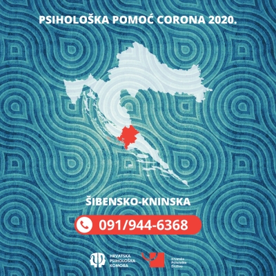 Telefon za psihološku pomoć u Šibensko-kninskoj županiji